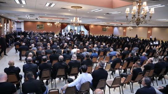 بالصور/ تأبين المرحوم الحاج محمد صلاح أيوب بزي في المجمع الإسلامي الثقافي في ديربورن