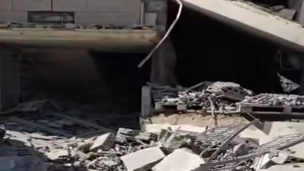 بالفيديو/ أهالي عين قانا استفاقوا على هول دمار العدوان