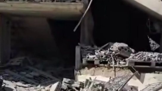 بالفيديو/ أهالي عين قانا استفاقوا على هول دمار العدوان