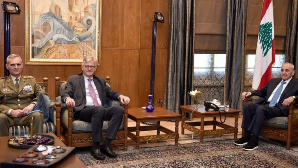 الرئيس بري: لبنان متمسك بالشرعية الدولية من خلال إستمرار قوة &quot;اليونيفيل&quot; في جنوب لبنان وبأن يبادر المجتمع الدولي ومجلس الأمن الى التمديد لها لولاية جديدة