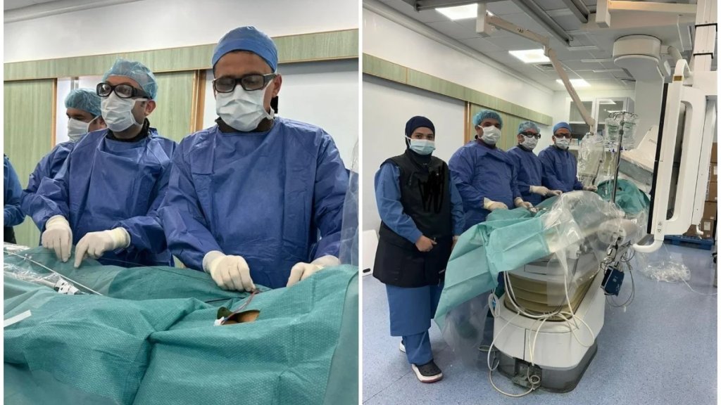 إنجاز عالمي طبي استثنائي في مستشفى الرسول الأعظم (ص) مركز بيروت للقلب.. إنقاذ مريضين من فشل صمام قلبي حاد دون جراحة