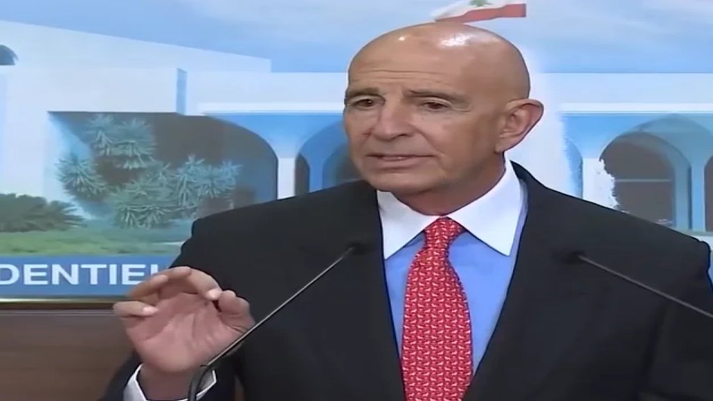 بالفيديو/ برّاك للصحافيين في بعبدا: اصمتوا لحظة... في اللحظة التي يصبح فيها الوضع فوضويًا &quot;حيواني&quot;... سنرحل