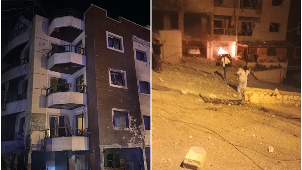 الاحتلال يشن غارة على مبنى سكني في النبطية