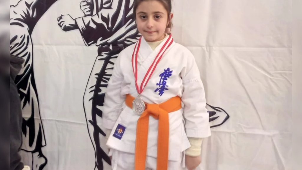 إنجاز رياضي لابنة مدينة بنت جبيل الطفلة فاطمة رضوان سعد في بطولة لبنان للكيوكوشنكاي
