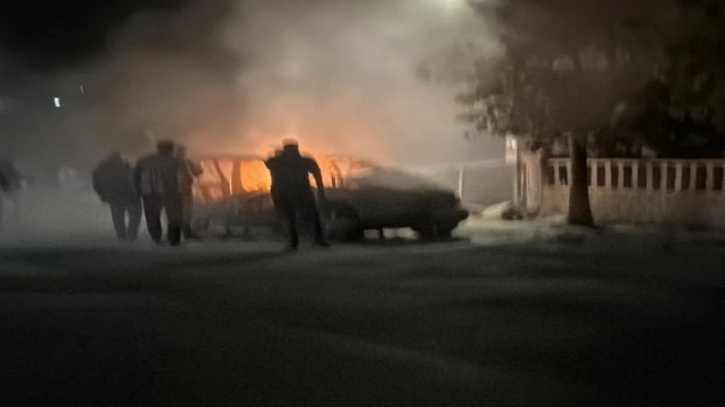 غارة تسهدف سيارة في بنت جبيل حي المسلخ