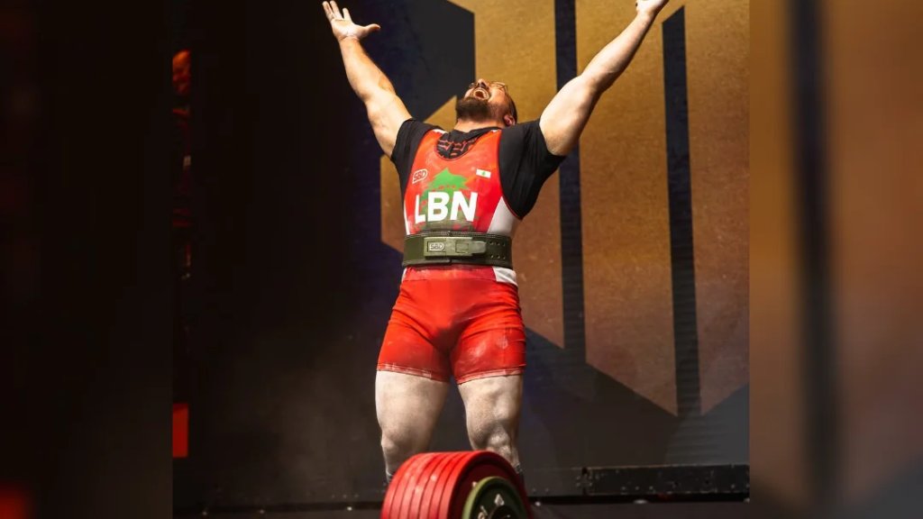 بالفيديو/ لبنان أول دولة عربية تشارك في أضخم مباراة قوة بدنية في العالم وتحطيم أرقام قياسية!