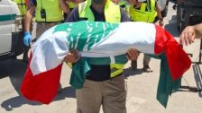 أصغر النعوش أثقلها..لقطات من تشييع شهداء غارة عدلون أمس