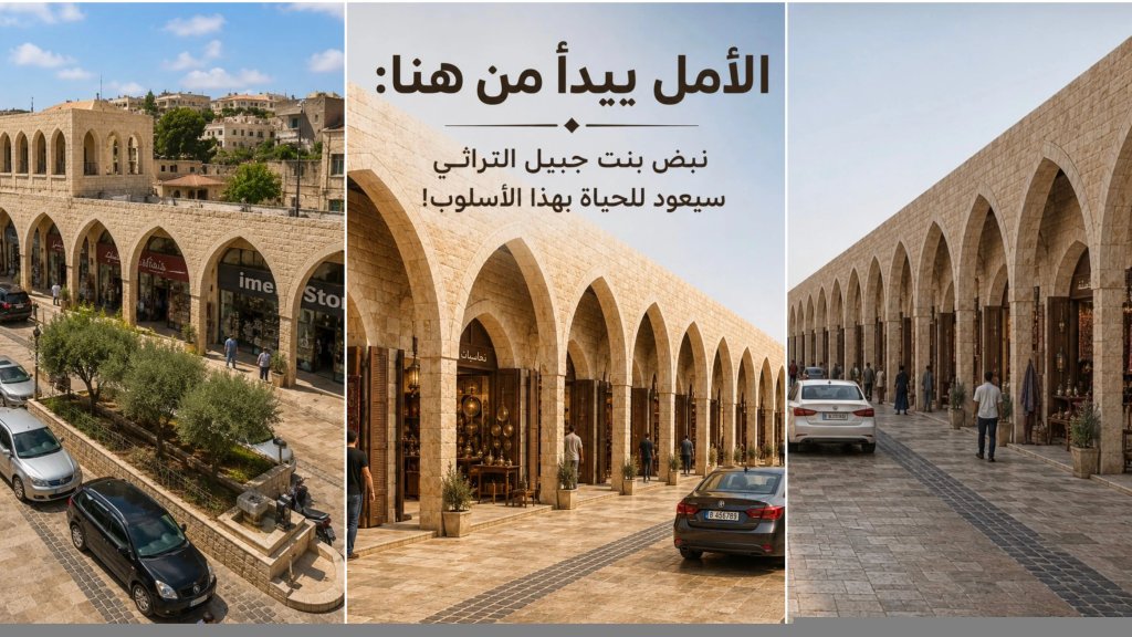 بالصور/ الأمل يبدأ من هنا: نبض بنت جبيل التراثي سيعود للحياة بهذا الاسلوب!
