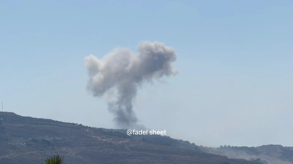بالصور/ عدوان جوي وعدة غارات على النبطية الفوقا وكفرتبنيت وعلي الطاهر
